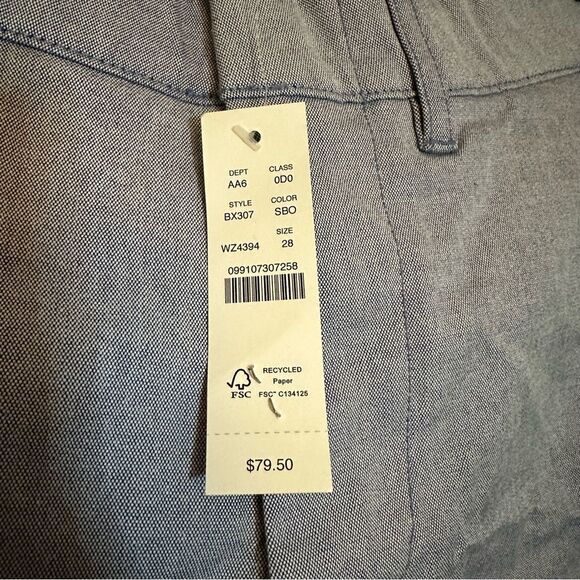 88- j crew bx307 7'' tech oxford short sz 28 - Picture 7 of 9